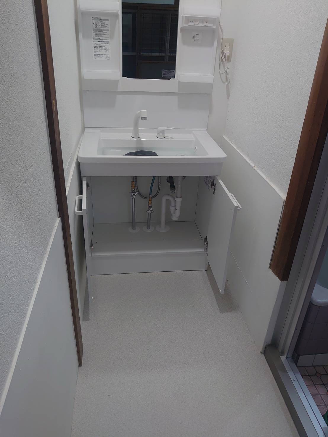 山口市徳地　洗面